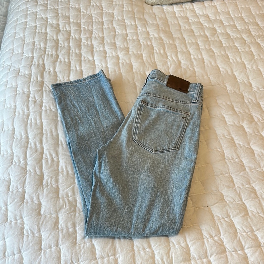 Madewell high-rise slim crop boy jean